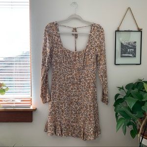 Free People Bohemian Floral Mini Dress